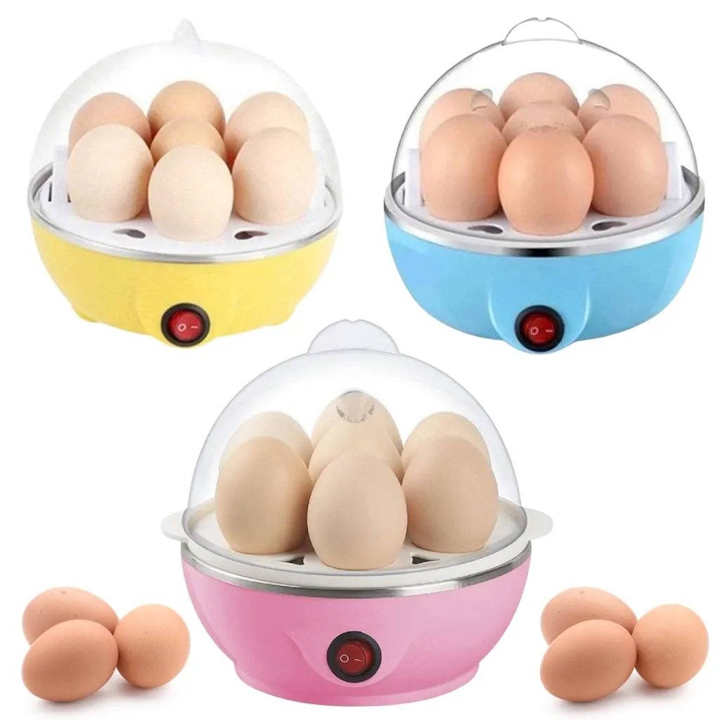 Cozedor de Ovos Portátil Elétrico Cozinha à Vapor Egg Cooker 110v