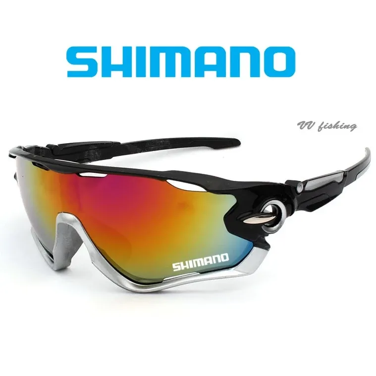 Óculos De Sol Esportivos Masculinos Shimano Para Ciclismo Esportes Ao Ar Livre Caminhadas Dirigir