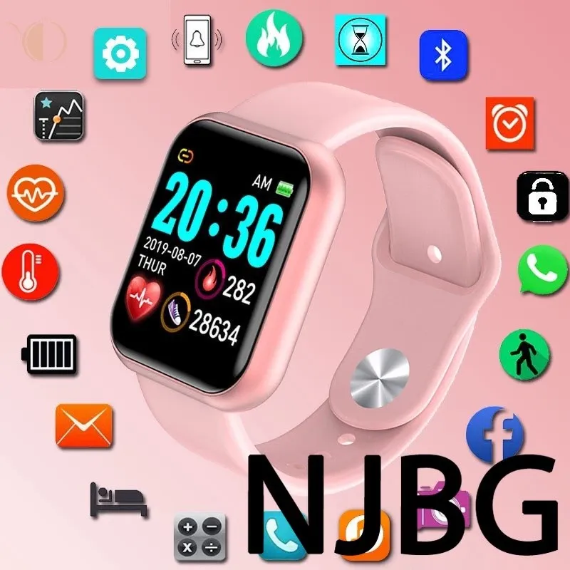 Envio Hoje Smartwatch Y68/D20 Com Freqüência Rastreador Para Ios/Android Celular Smartphone