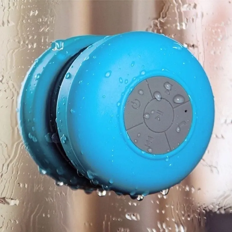Caixa Som Bluetooth Speaker Prova D'água Banheiro Resistente Android IOS Portátil Sem Fio
