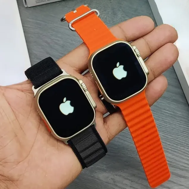 Original Apple Watch Ultra Série 8 SmartWatch Relógios Inteligentes Masculinos E Femininos Chamada Bluetooth ip68 À Prova D'água Carregamento Sem Fio Personalizado