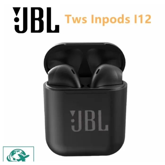 Jbl tws i12 Color Wireless Bluetooth Headphones 5.0 Com Microphone (Earphone Cabo De Carregamento Precisa Ser Comprado Adicionalmente)