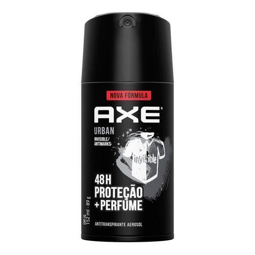 Desodorante Antitranspirante AXE Urban Invisible Aerosol 152 ml