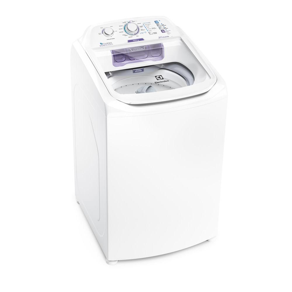 Máquina de Lavar Electrolux 10,5kg Branca Turbo Economia com Jet&Clean e Filtro Fiapos