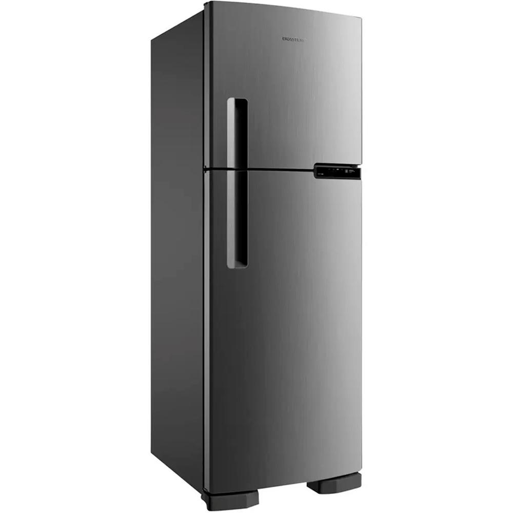 Geladeira Refrigerador Brastemp 375L Frost Free Duplex Cold Room Brm44hk - Inox - Inox - 110 Volts