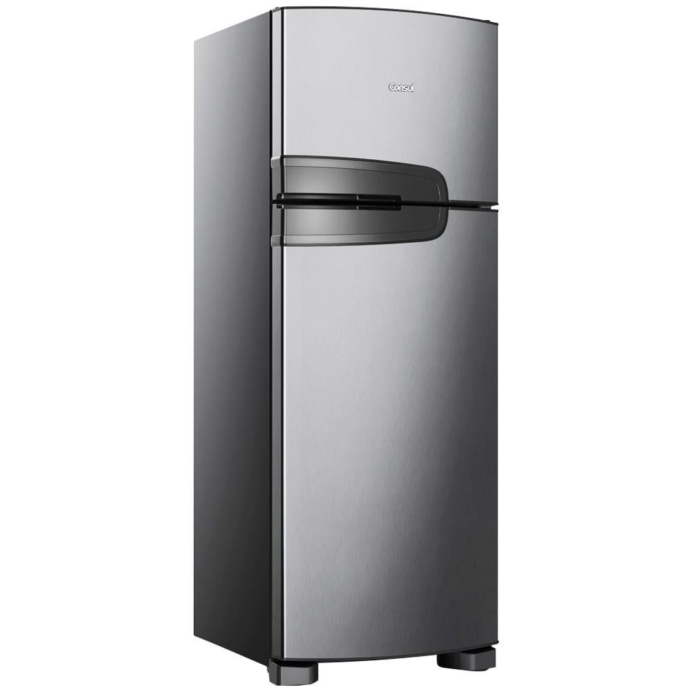 Geladeira Refrigerador Consul 340L Frost Free 2 Portas Duplex Crm39ak - Inox - Inox - 220 Volts