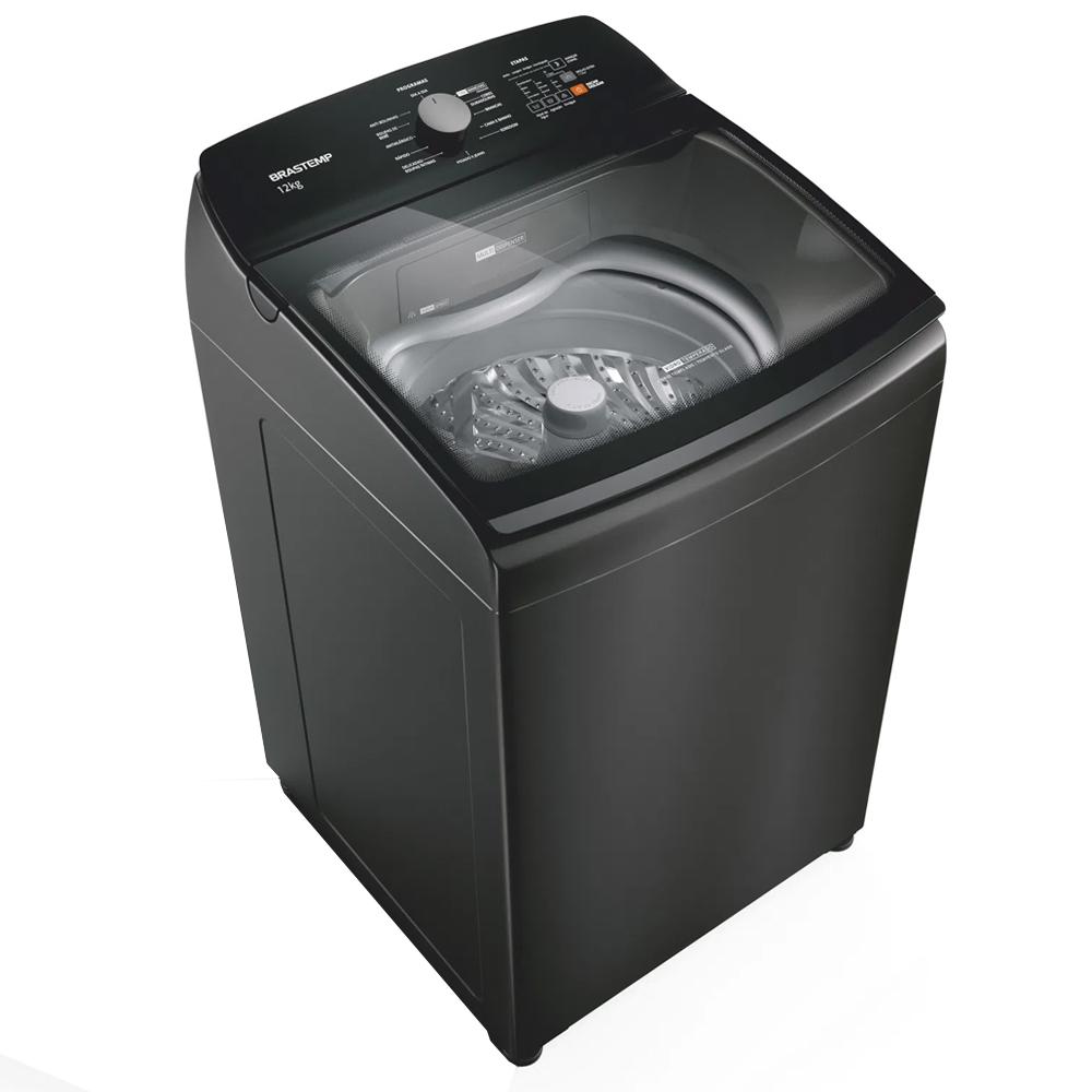 Máquina De Lavar Brastemp 12Kg Automática Cesto Inox Bwk12b9 4 Níveis - Platinum - Platinum - 220 Volts