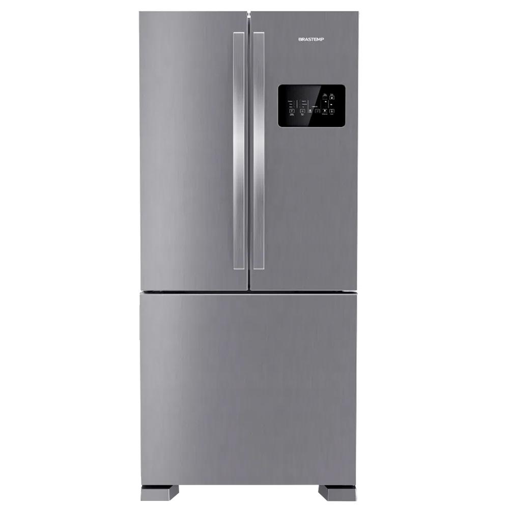 Geladeira Refrigerador Brastemp 554L Frost Free French Door Bro85ak - Inox - Inox - 110 Volts