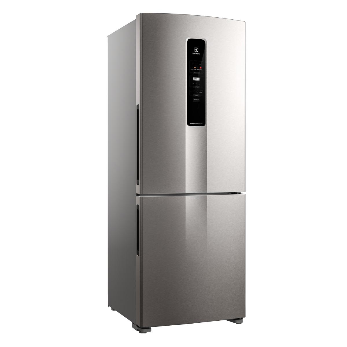 Geladeira Refrigerador Electrolux 490L Frost Free Bottom Freezer Duplex Ib7s - Inox - Inox - 110 Volts