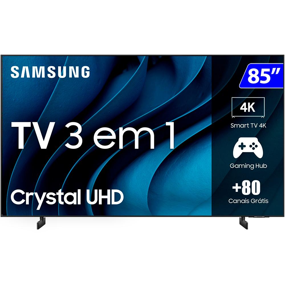 Smart Tv Samsung Led 85" 4K Wi-Fi Tizen Crystal Uhd Hdr10+ Un85cu8000gxzd - Sem Cor
