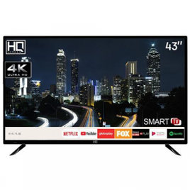 Smart TV HQ 43" LED Ultra HD 2 HDMI 2 USB Wi-Fi - HQSTV43NY