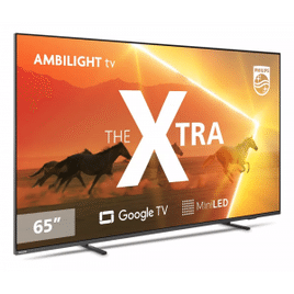 Smart TV Philips 65" The Xtra Ambilight Mini LED 4K UHD Google TV - 65PML9118/78