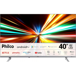 Smart TV Philco 40" Full HD LED Dolby Audio Android TV - PTV40E3AAGSSBLF