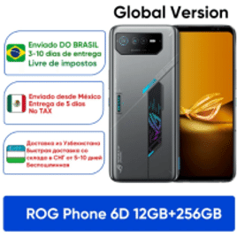 Smartphone Asus Rog 6D 256GB 12GB RAM - Versão Global