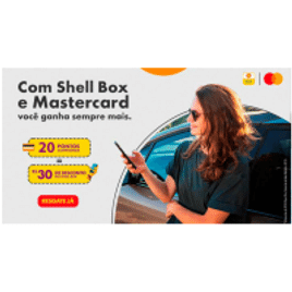 Shell Box - 2 Cupons de R$ 0,30 de Desconto por Litro Limitado a R$ 15