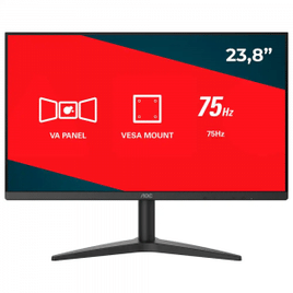 Monitor AOC Série B1 23,8” - LED Widescreen Full HD HDMI VGA - 24B1XHM