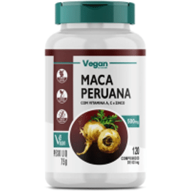 Maca Peruana Pura Original 500mg 120 Comprimidos Vegano Nutralin