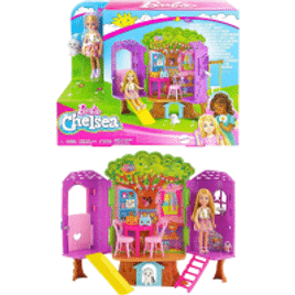 Conjunto de Brinquedo Barbie Chelsea Casa da Árvore