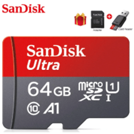 Cartão de memória SanDisk Ultra UHS-64GB Classe 10