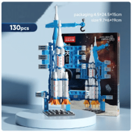 Blocos de Construção do Modelo da Nave Espacial para Crianças Sem caixa - 130 Peças