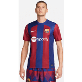 Camisa Nike Barcelona I 2023/24 Torcedor Pro - Masculina