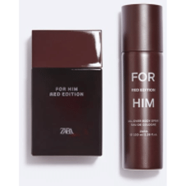 Perfume Zara For Him Red Edition EDP 100ml + All-Over Body Spray 100ml
