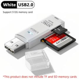 Micro Leitor de Cartão SD 2 em 1 Adaptador USB 3.0 Alta Velocidade