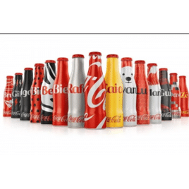 Caixa Fechada Coca Cola 25 Mini Garrafinhas + 1 Mini Engradado