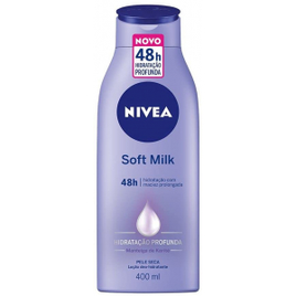 2 Unidades de Hidratante Desodorante Soft Milk 400ml - Nivea