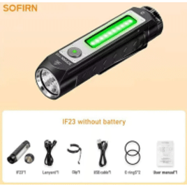 Lanterna Sofirn IF23 RGB 4000lm Powerful LED 21700 5V 3A USB C Rech