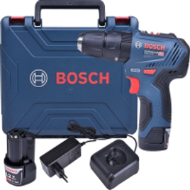 Parafusadeira e Furadeira Bosch Brushless Gsb 12V-30 12V com 2 Baterias 1 Carregador e Maleta