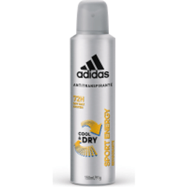 3 Unidades Desodorante Aerossol Antitranspirante Adidas Masculino Sport Energy - 150ml