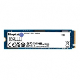 SSD Kingston NV2 1 TB M.2 2280 PCIe NVMe Leitura: 3500 MB/s e Gravação: 2100 MB/s - SNV2S/1000G