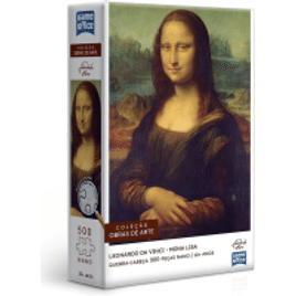 Quebra-Cabeça Leonardo da Vinci a Mona Lisa 500 Peças Nano - Toyster Brinquedos
