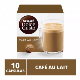 7 Packs Cápsulas de Café Dolce Gusto Au Lait 100g - 10 Unidades (Total 70)