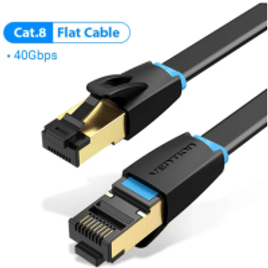 Cabo Ethernet Cat8 Flat Cable-PVC Vention - 0,5m