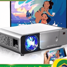 Vedo-Portátil Home Theater Cinema Beamer para Smartphone Projetor LED T6 Suporte Bluetooth 4K 3D HD 3500 Lumens