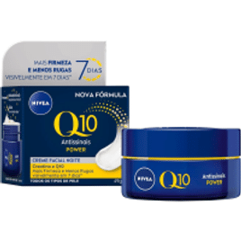 NIVEA Creme Facial Antissinais Noite Q10 Power Plus - 50g