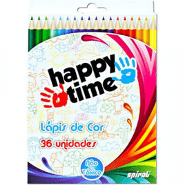 Lápis de Cor 36 Cores Redondo HT 11.1704 Happy-Time