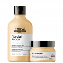 Kit L'Oréal Professionnel Serie Expert Absolut Repair Gold Quinoa + Protein Instant Resurfacing (2 Produtos)
