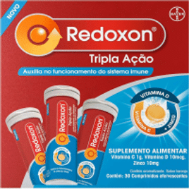Redoxon Tripla Ação com Vitamina C, Vitamina D e Zinco 30 comprimidos