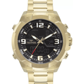 Relógio Technos Masculino Anadigi Dourado - BJK606AA/1P