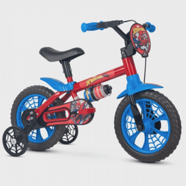 Bicicleta Infantil Menino 3 a 5 Anos Aro 12 Homem Aranha Nathor
