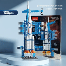 Kit Blocos de Construção Lunar Lander 130 Peças - LEC866