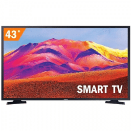 Samsung Smart TV LED 43'' Full HD LH43BETMLGGXZD com Wi-Fi 2 HDMI 1 USB - Preta