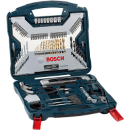 Bosch Kit De Pontas E Brocas Em Titânio X-Line Com 103 Peças