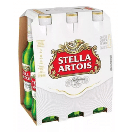 5 Packs Cerveja Stella Artois Puro Malte Long Neck 330ml - 6 Unidades (Total 30 Unidades)