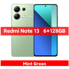 Smartphone Xiaomi Redmi Note 13 Versão Global 128GB 6GB RAM 6,67''