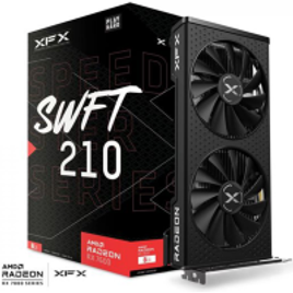 Placa de Vídeo XFX AMD Radeon RX 7600 Speedster SWFT 210 8GB GDDR6 FSR Ray Tracing - RX-76PSWFTFY