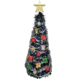Árvore De Natal Completa Promoção Pinheiro 50cm Luxo Cheia